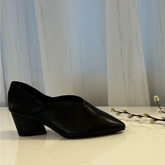 NEW Beautiful Leather Shoes Black WH-DELAIYA Women’s Size US 6,5 EU 36,5 - Picture 4 of 10